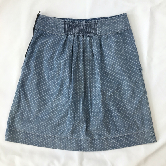 Anthropologie Size 6 Holding Horses denim skirt - Picture 4 of 8